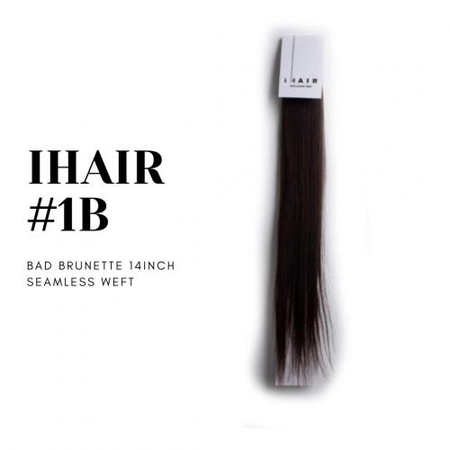 IHAIR #1B Bad Brunettes 14 Inch Seamless Weft SNH023