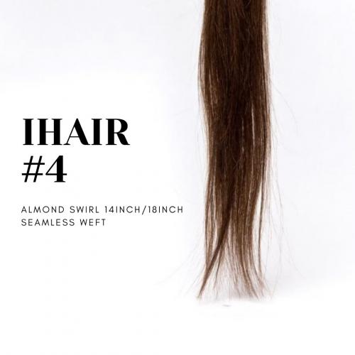 IHAIR #4 Almond Swirl 22 Inch Seamless Weft SNH024B
