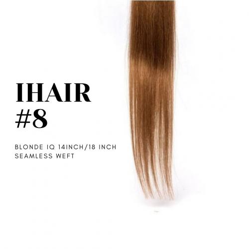 IHAIR #8 Blonde IQ 18 Inch Seamless Weft SNH030A