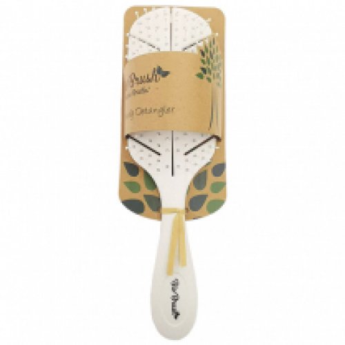 Bio Brush Eco Friendly Detangler - Leaf Shape - White