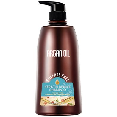 Argan Oil Keratin Deluxe S/F Shampoo 750ml HHASHAARG805