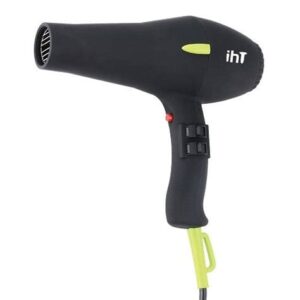IHT Hair Dryer - Professional Hand Held Dryer - Black